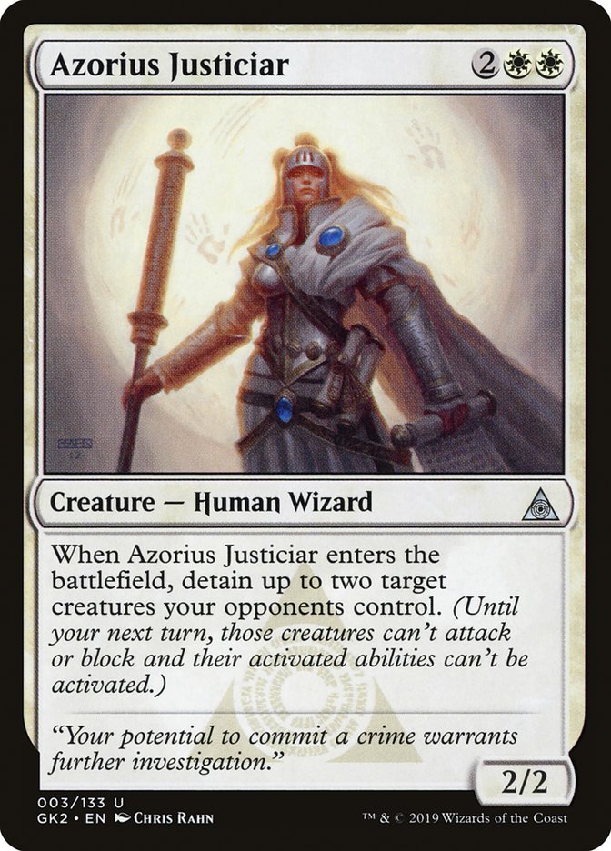 Azorius Justiciar [Ravnica Allegiance Guild Kit] | Arkham Games and Comics