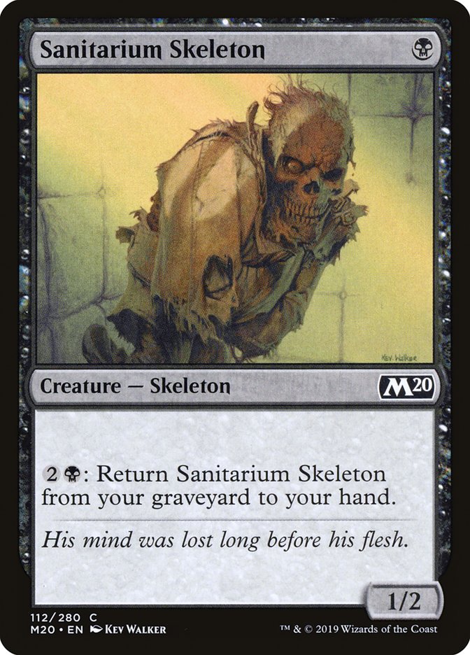 Sanitarium Skeleton [Core Set 2020] | Arkham Games and Comics