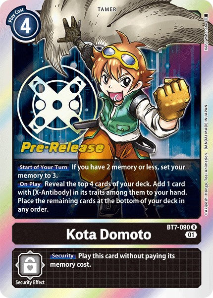 Kota Domoto [BT7-090] [Next Adventure Pre-Release Cards] | Arkham Games and Comics