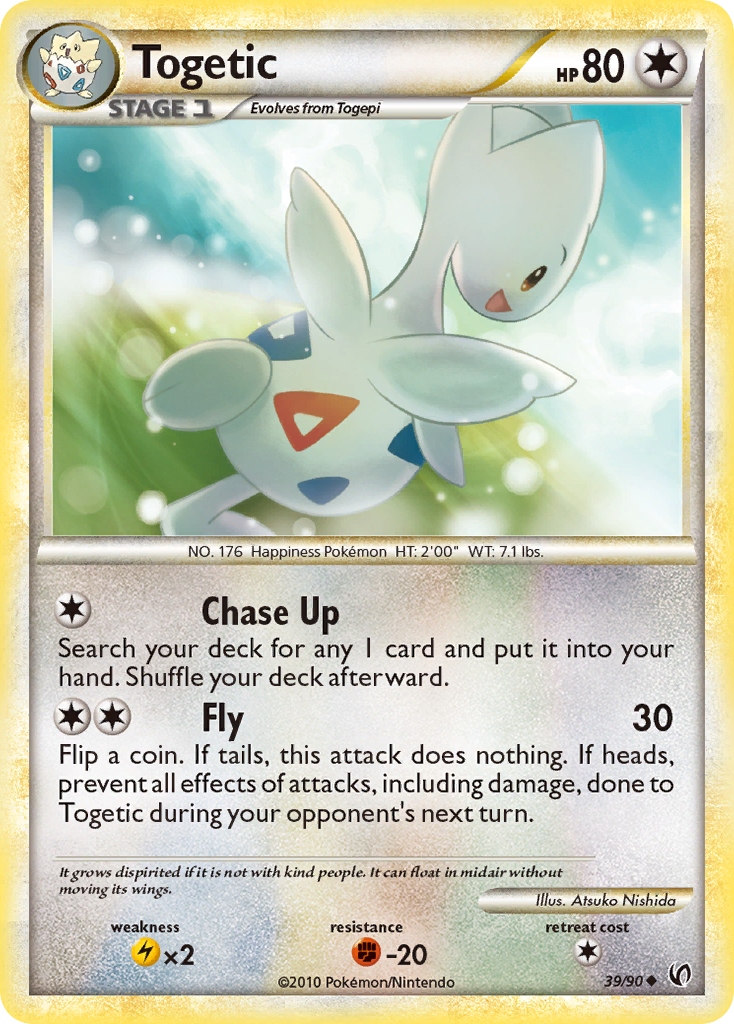 Togetic (39/90) [HeartGold & SoulSilver: Undaunted] | Arkham Games and Comics