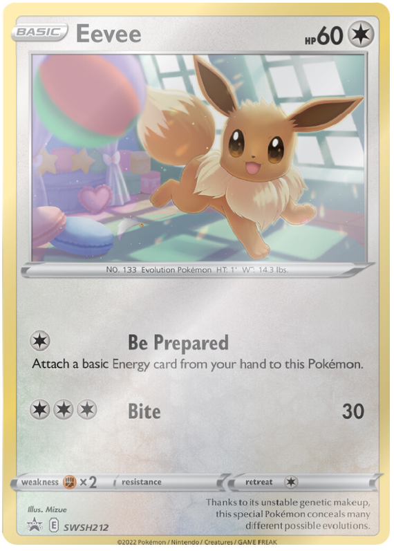 Eevee (SWSH212) [Sword & Shield: Black Star Promos] | Arkham Games and Comics