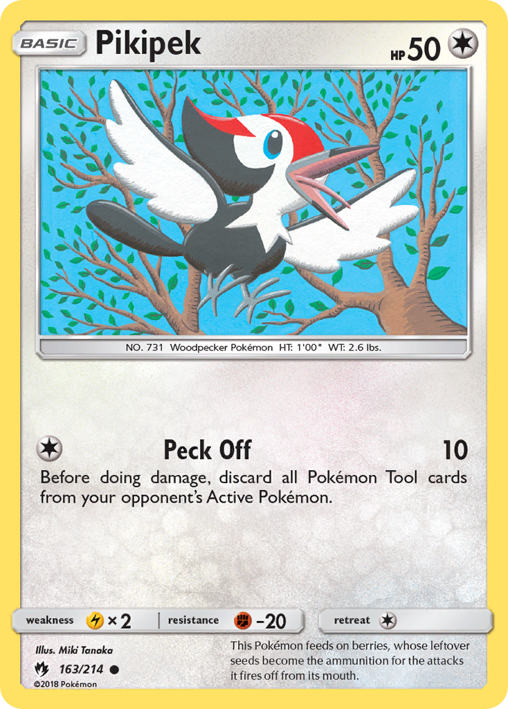 Pikipek (163/214) [Sun & Moon: Lost Thunder] | Arkham Games and Comics