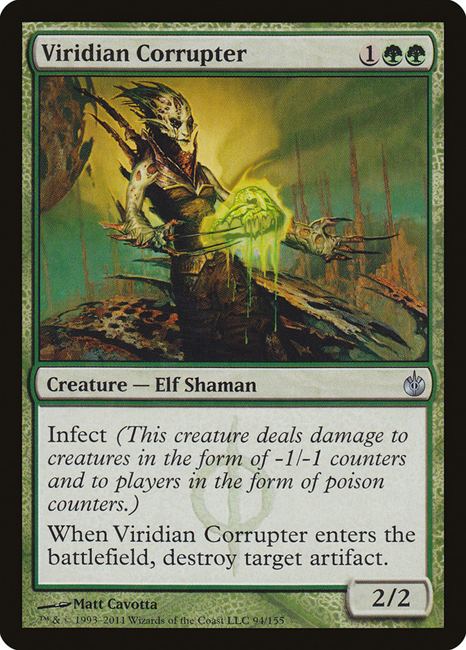 Viridian Corrupter [Mirrodin Besieged] | Arkham Games and Comics