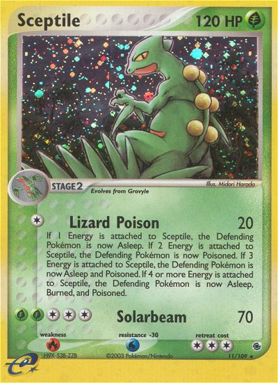 Sceptile (11/109) [EX: Ruby & Sapphire] | Arkham Games and Comics