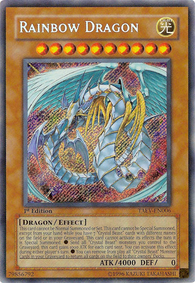 Rainbow Dragon [TAEV-EN006] Secret Rare | Arkham Games and Comics