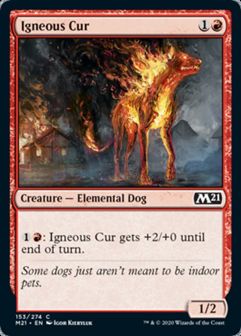 Igneous Cur [Core Set 2021] | Arkham Games and Comics