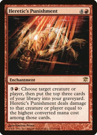 Heretic's Punishment [Innistrad] | Arkham Games and Comics