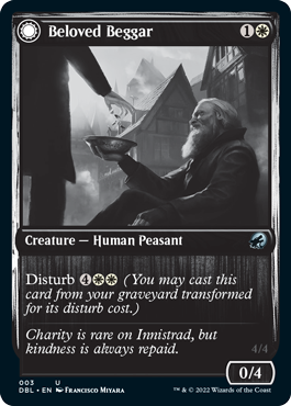 Beloved Beggar // Generous Soul [Innistrad: Double Feature] | Arkham Games and Comics