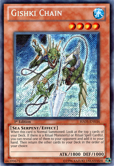 Gishki Chain [HA05-EN034] Secret Rare | Arkham Games and Comics
