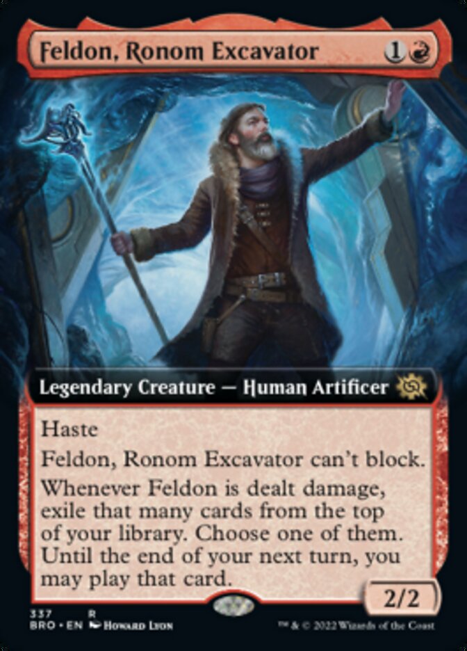 Feldon, Ronom Excavator (Extended Art) [The Brothers' War] | Arkham Games and Comics