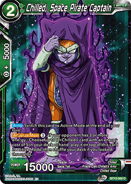 Chilled, Space Pirate Captain (Common) [BT13-066] | Arkham Games and Comics