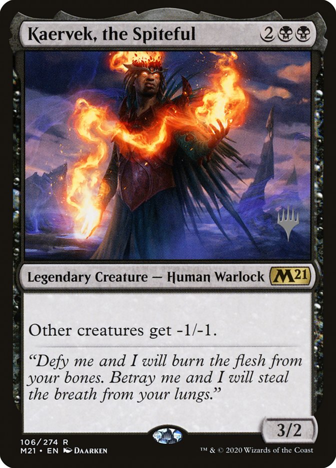 Kaervek, the Spiteful (Promo Pack) [Core Set 2021 Promos] | Arkham Games and Comics