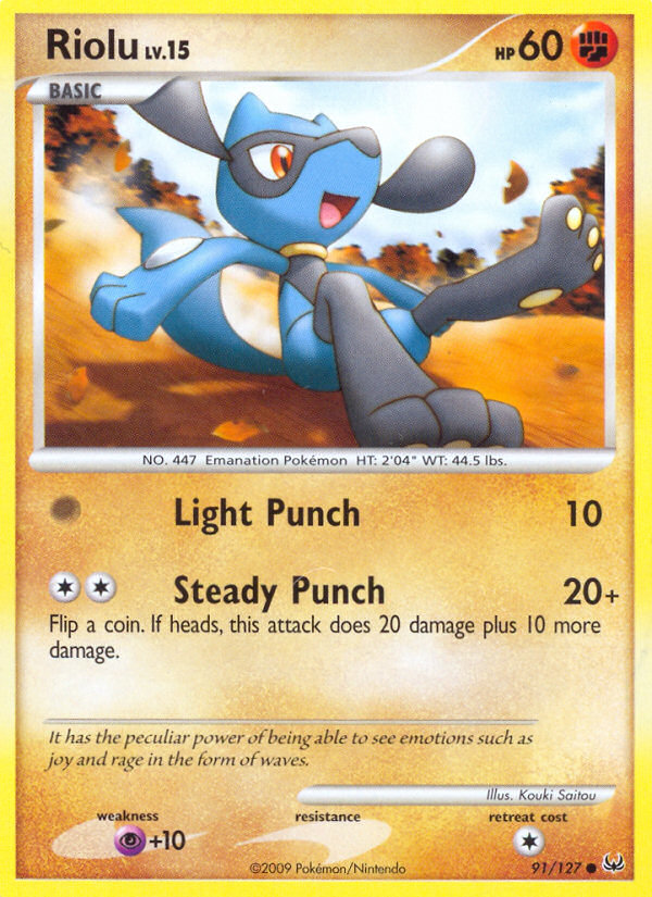 Riolu (91/127) [Platinum: Base Set] | Arkham Games and Comics