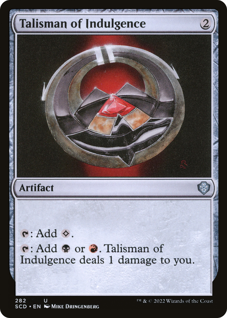 Talisman of Indulgence [Starter Commander Decks] | Arkham Games and Comics