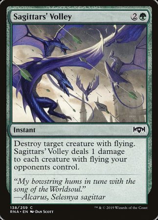 Sagittars' Volley [Ravnica Allegiance] | Arkham Games and Comics