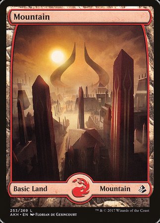 Mountain (253) - Full Art [Amonkhet] | Arkham Games and Comics