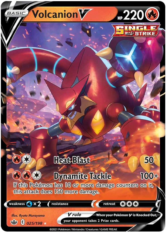 Volcanion V (025/198) [Sword & Shield: Chilling Reign] | Arkham Games and Comics