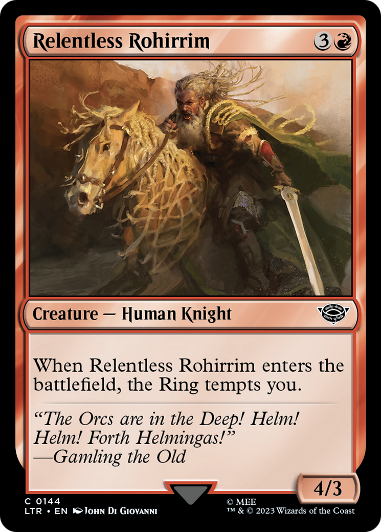 Relentless Rohirrim [The Lord of the Rings: Tales of Middle-Earth] | Arkham Games and Comics