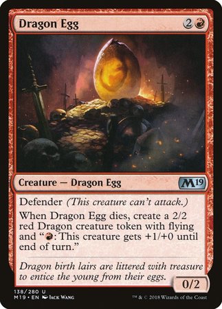 Dragon Egg [Core Set 2019] | Arkham Games and Comics
