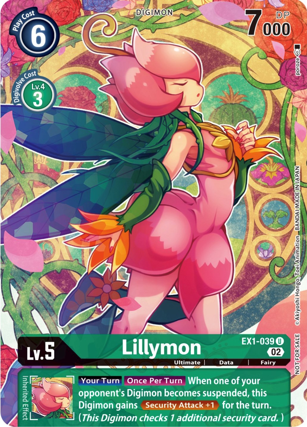 Lillymon [EX1-039] (Digimon Illustration Competition Promotion Pack) [Classic Collection Promos] | Arkham Games and Comics
