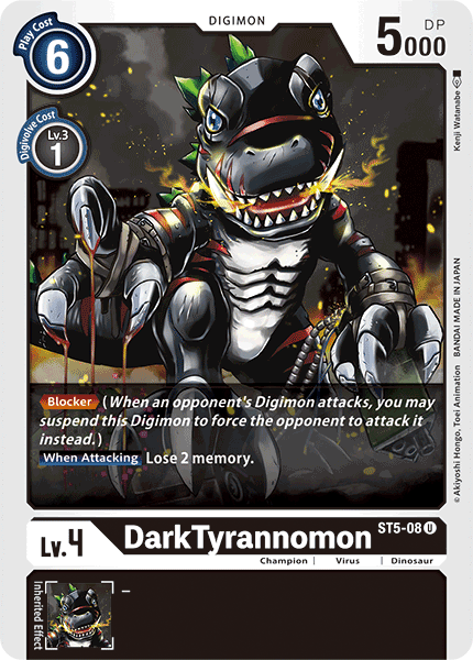 DarkTyrannomon [ST5-08] [Starter Deck: Machine Black] | Arkham Games and Comics