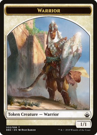 Warrior Token [Battlebond Tokens] | Arkham Games and Comics