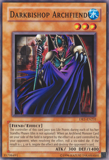 Darkbishop Archfiend [DR1-EN231] Common | Arkham Games and Comics