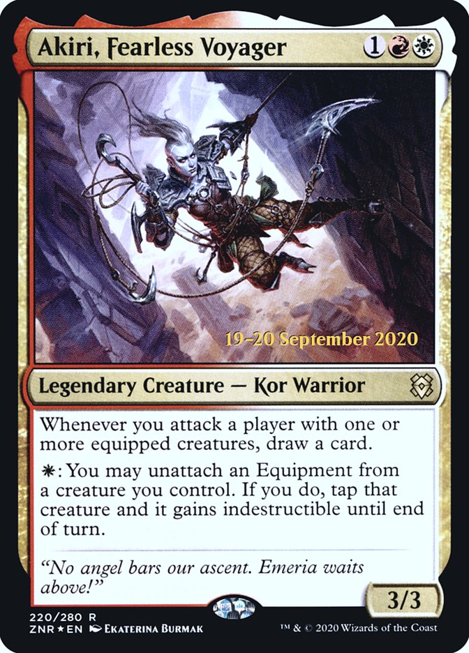 Akiri, Fearless Voyager  [Zendikar Rising Prerelease Promos] | Arkham Games and Comics