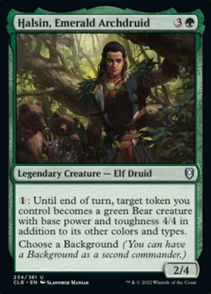 Halsin, Emerald Archdruid [Commander Legends: Battle for Baldur's Gate] | Arkham Games and Comics