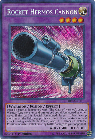 Rocket Hermos Cannon [DRL2-EN010] Secret Rare | Arkham Games and Comics