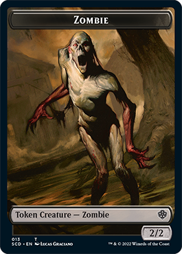 Ogre // Zombie Double-Sided Token [Starter Commander Decks] | Arkham Games and Comics