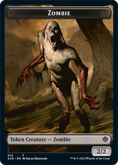 Ogre // Zombie Double-Sided Token [Starter Commander Decks] | Arkham Games and Comics