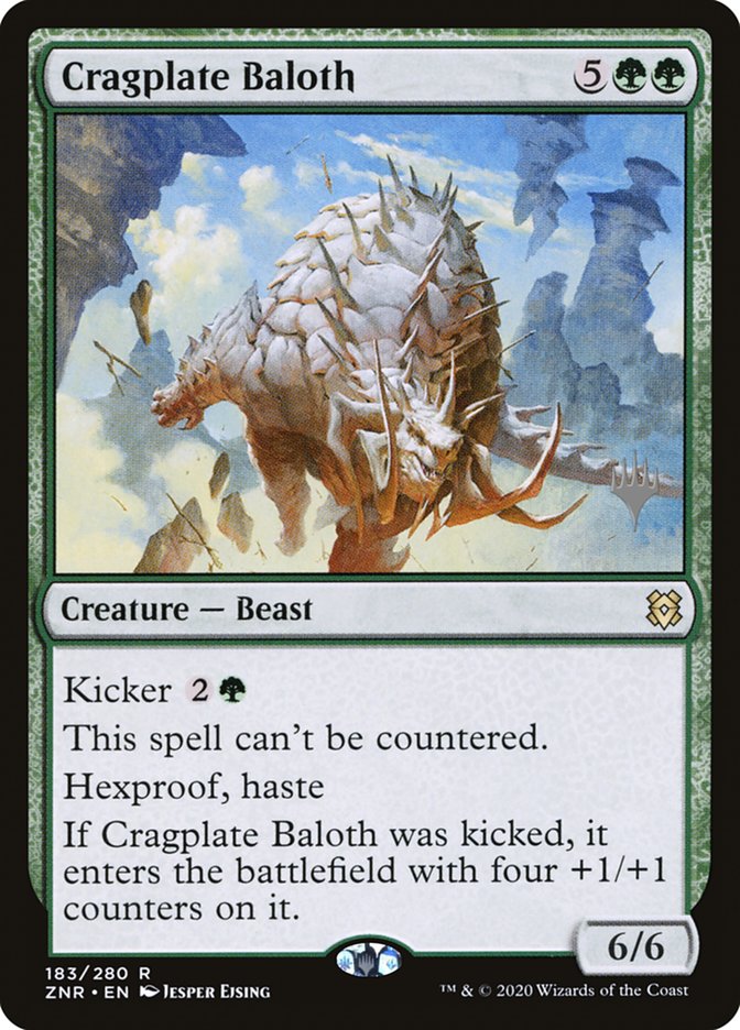 Cragplate Baloth (Promo Pack) [Zendikar Rising Promos] | Arkham Games and Comics