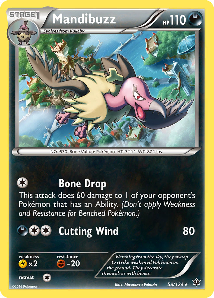 Mandibuzz (58/124) [XY: Fates Collide] | Arkham Games and Comics