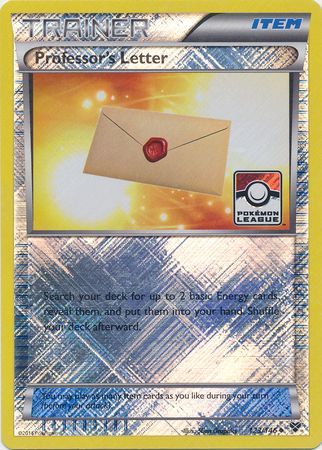 Professor's Letter (123/146) (League Promo) [XY: Base Set] | Arkham Games and Comics