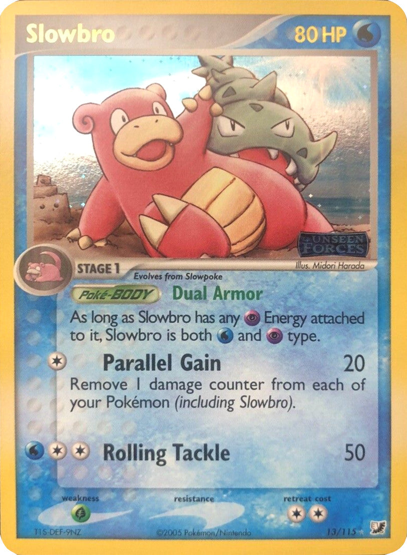 Slowbro (13/115) (Stamped) [EX: Unseen Forces] | Arkham Games and Comics