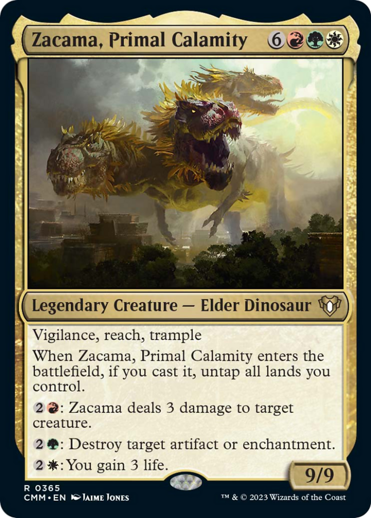 Zacama, Primal Calamity [Commander Masters] | Arkham Games and Comics