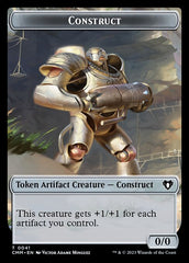 Elemental (0024) // Construct (0041) Double-Sided Token [Commander Masters Tokens] | Arkham Games and Comics