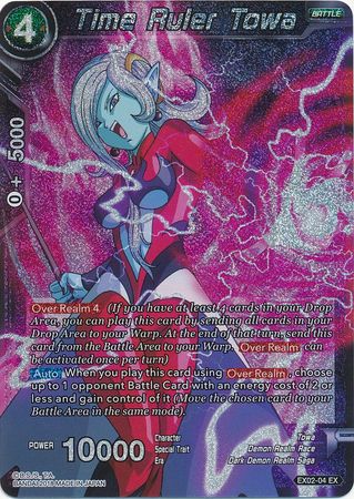 Time Ruler Towa (Foil) (EX02-04) [Dark Demon's Villains] | Arkham Games and Comics