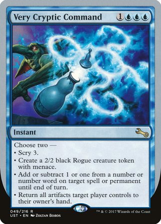 Very Cryptic Command (F) [Unstable] | Arkham Games and Comics