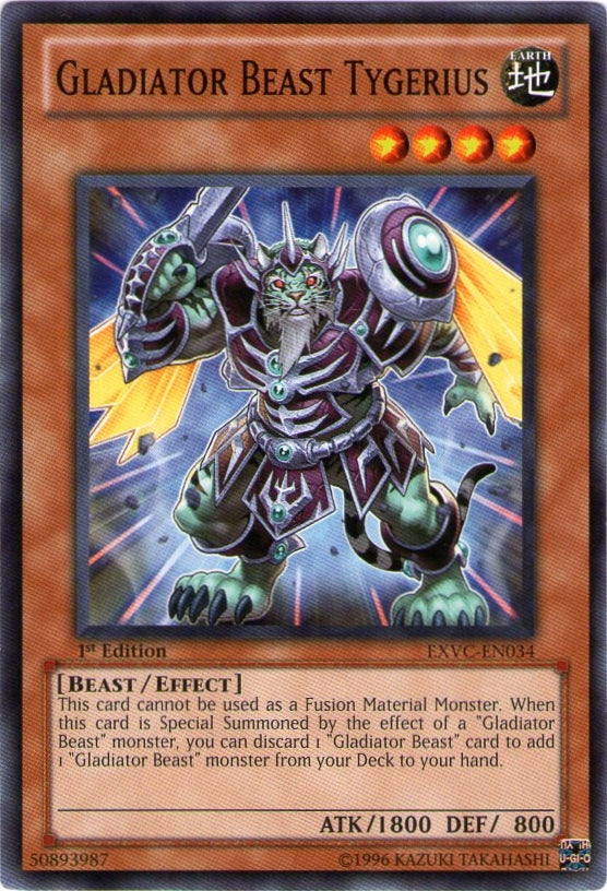 Gladiator Beast Tygerius [EXVC-EN034] Common | Arkham Games and Comics