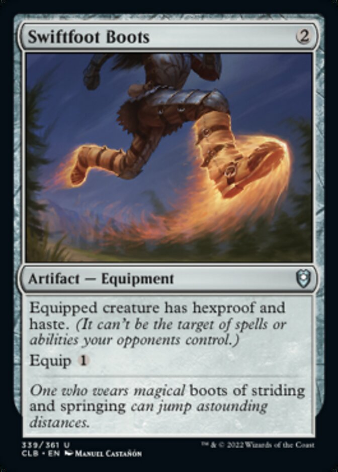 Swiftfoot Boots [Commander Legends: Battle for Baldur's Gate] | Arkham Games and Comics