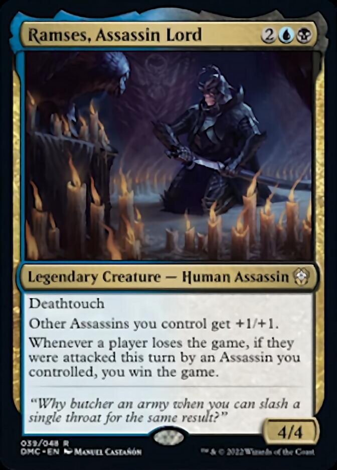 Ramses, Assassin Lord [Dominaria United Commander] | Arkham Games and Comics