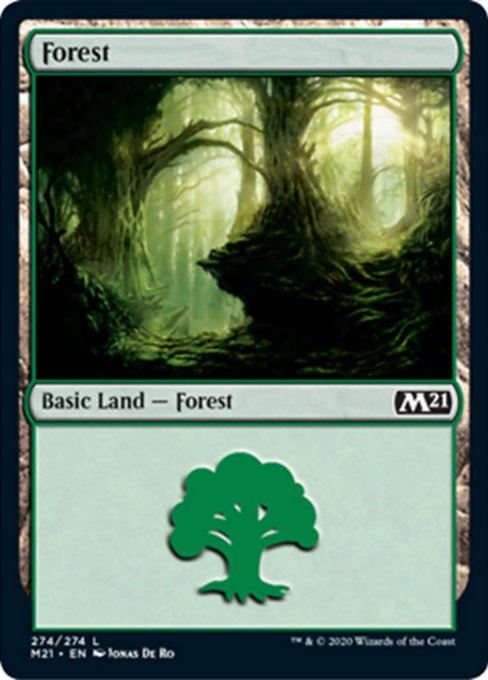 Forest (274) [Core Set 2021] | Arkham Games and Comics