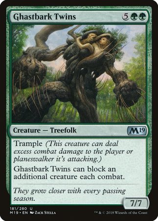 Ghastbark Twins [Core Set 2019] | Arkham Games and Comics