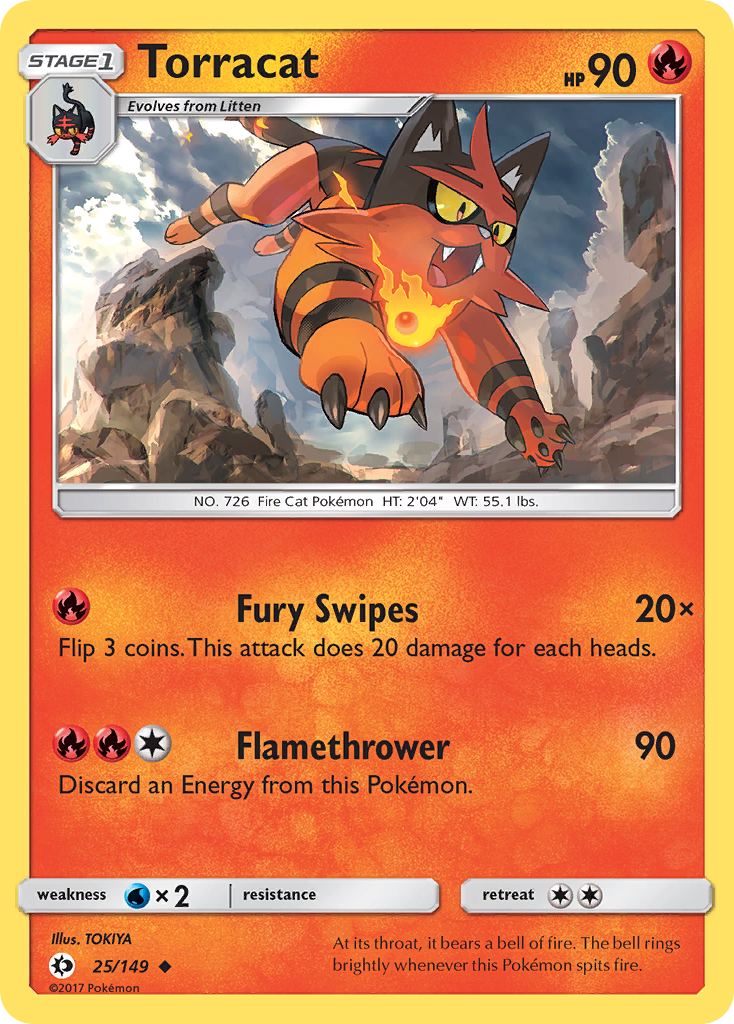 Torracat (25/149) [Sun & Moon: Base Set] | Arkham Games and Comics