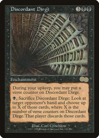 Discordant Dirge [Urza's Saga] | Arkham Games and Comics