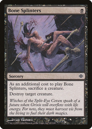Bone Splinters [Shards of Alara] | Arkham Games and Comics