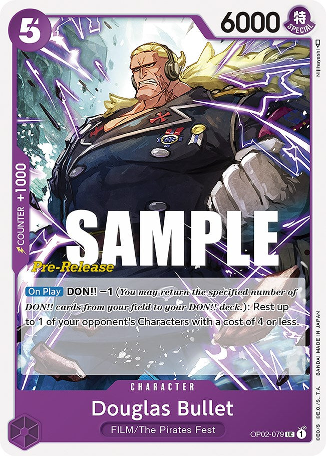 Douglas Bullet [Paramount War Pre-Release Cards] | Arkham Games and Comics