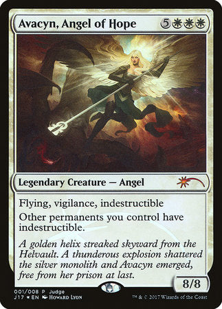 Avacyn, Angel of Hope [Judge Gift Cards 2017] | Arkham Games and Comics